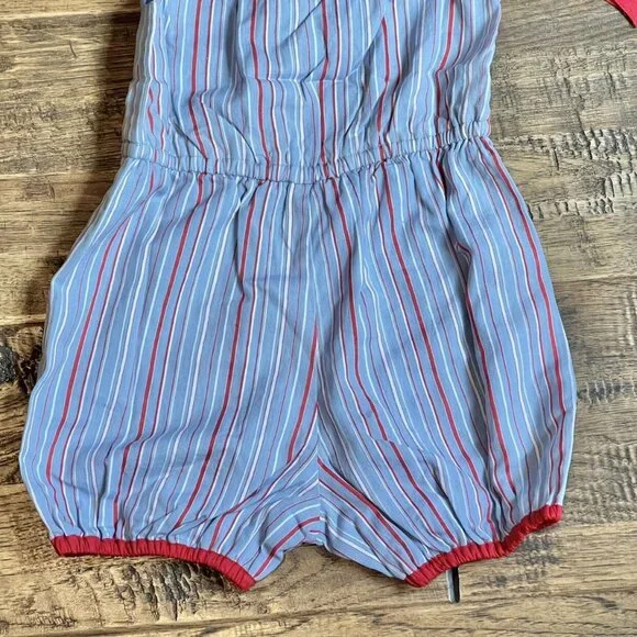 NWT Calluna Patriotic Stripe Romper 4T
